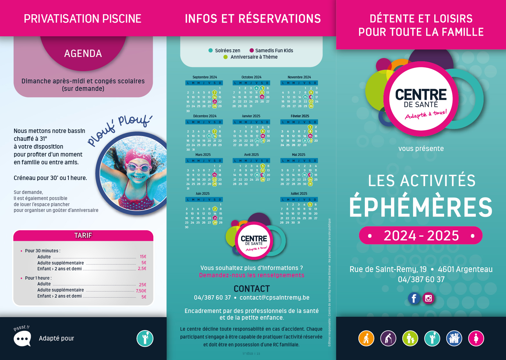 Activités éphémères