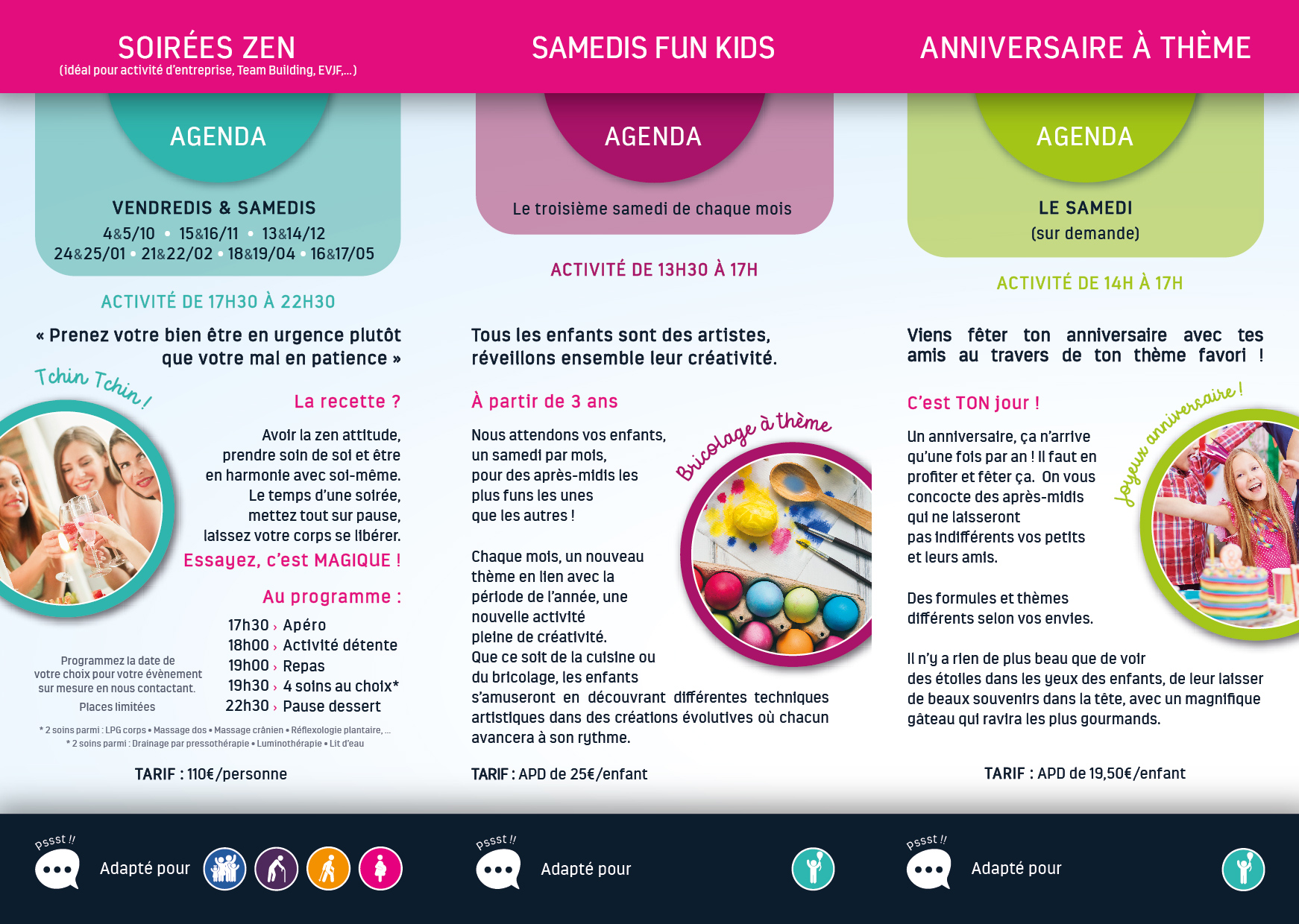 Activités éphémères